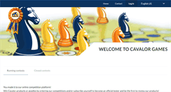 Desktop Screenshot of cavalorgames.com
